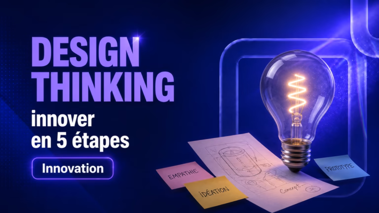 Design Thinking : innover en 5 étapes concrètes en 2026