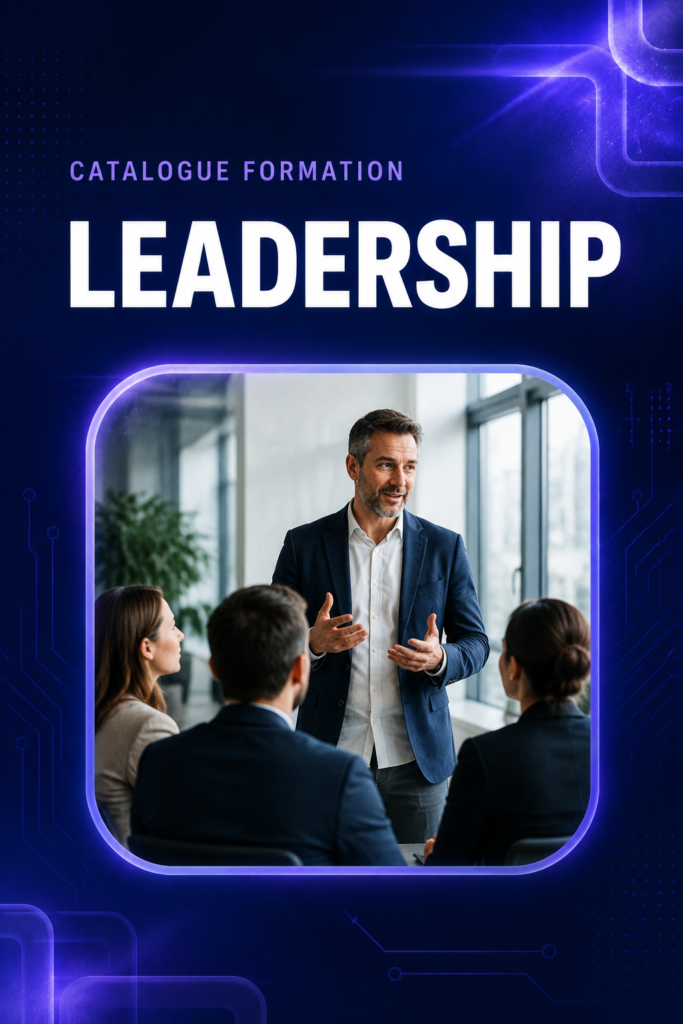 Couverture du catalogue Leadership 2027 de Mes Formations Business