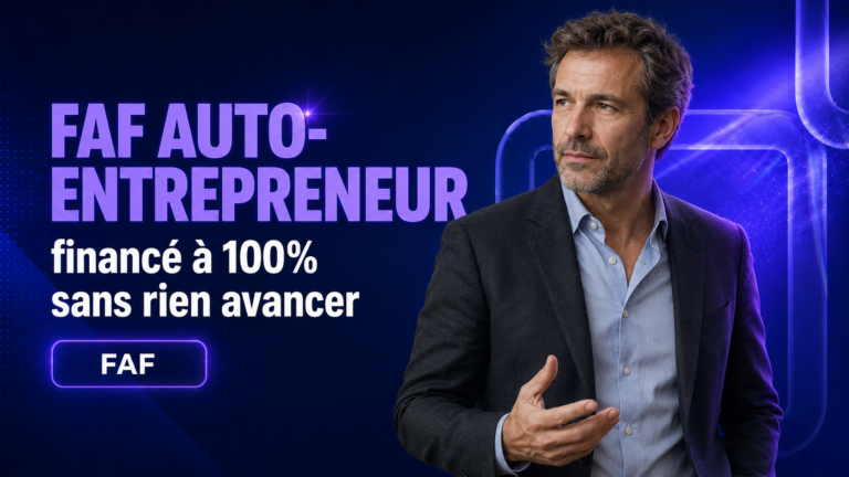 FAF auto entrepreneur : être financé à 100% sans avancer 1€
