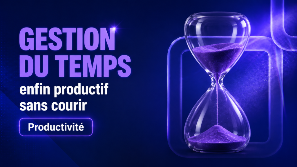 Gestion du temps : enfin productif sans courir