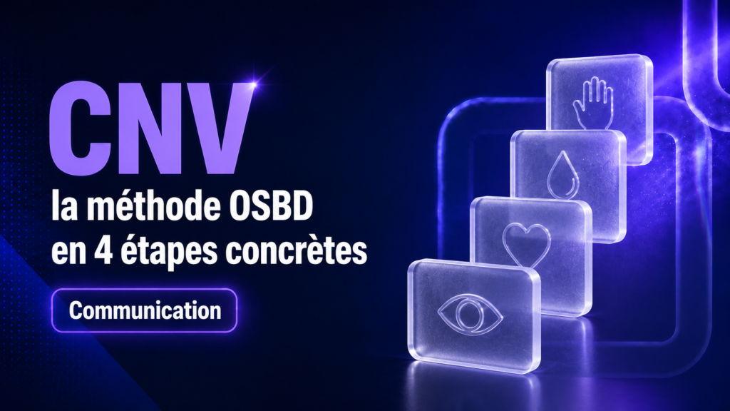 Communication non violente : la méthode OSBD en 4 étapes