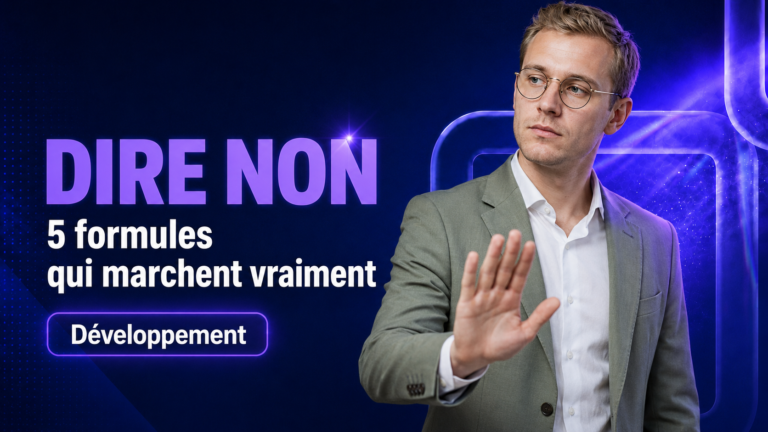 Dire non au travail : 5 formules concrètes qui marchent