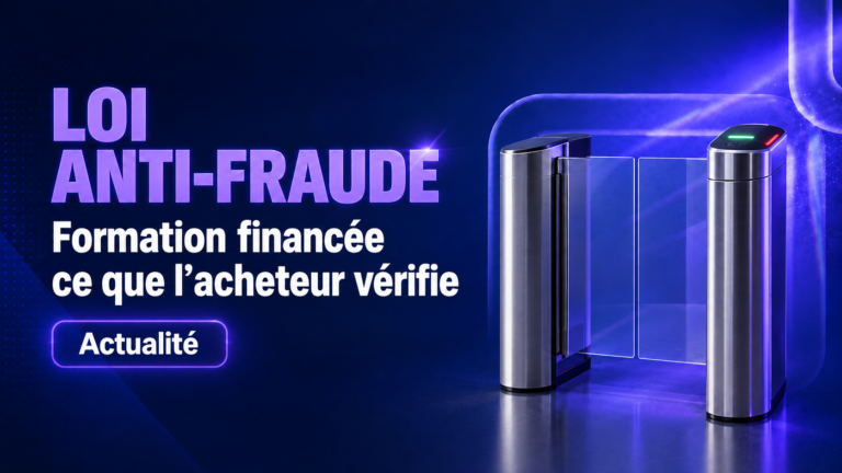 Loi anti-fraude formation : ce qui change pour l’entreprise qui achète